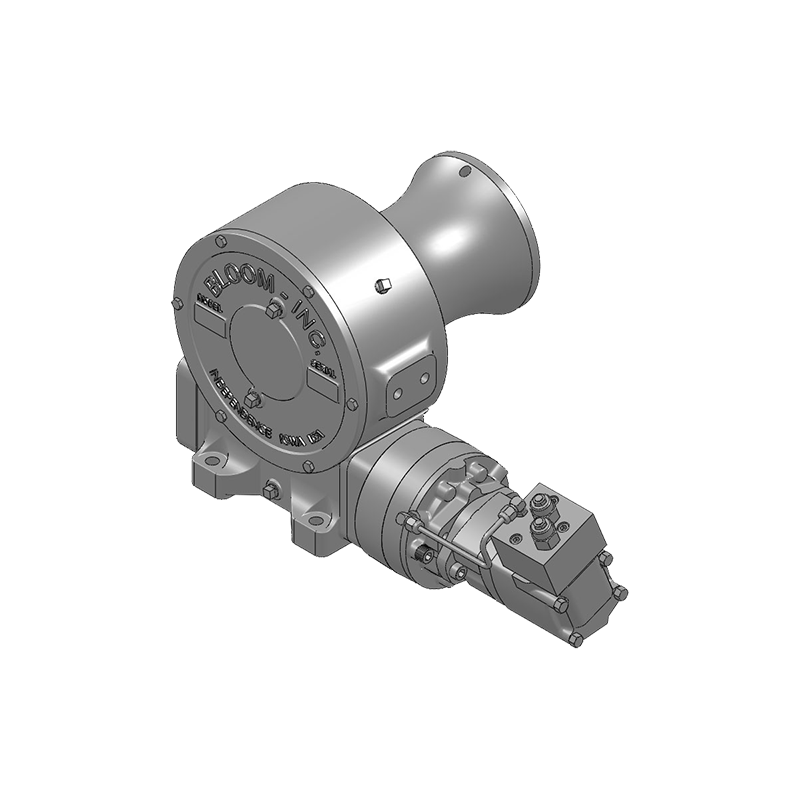 Series 1400 Galvanized Capstan Winches Bloom Manufacturing